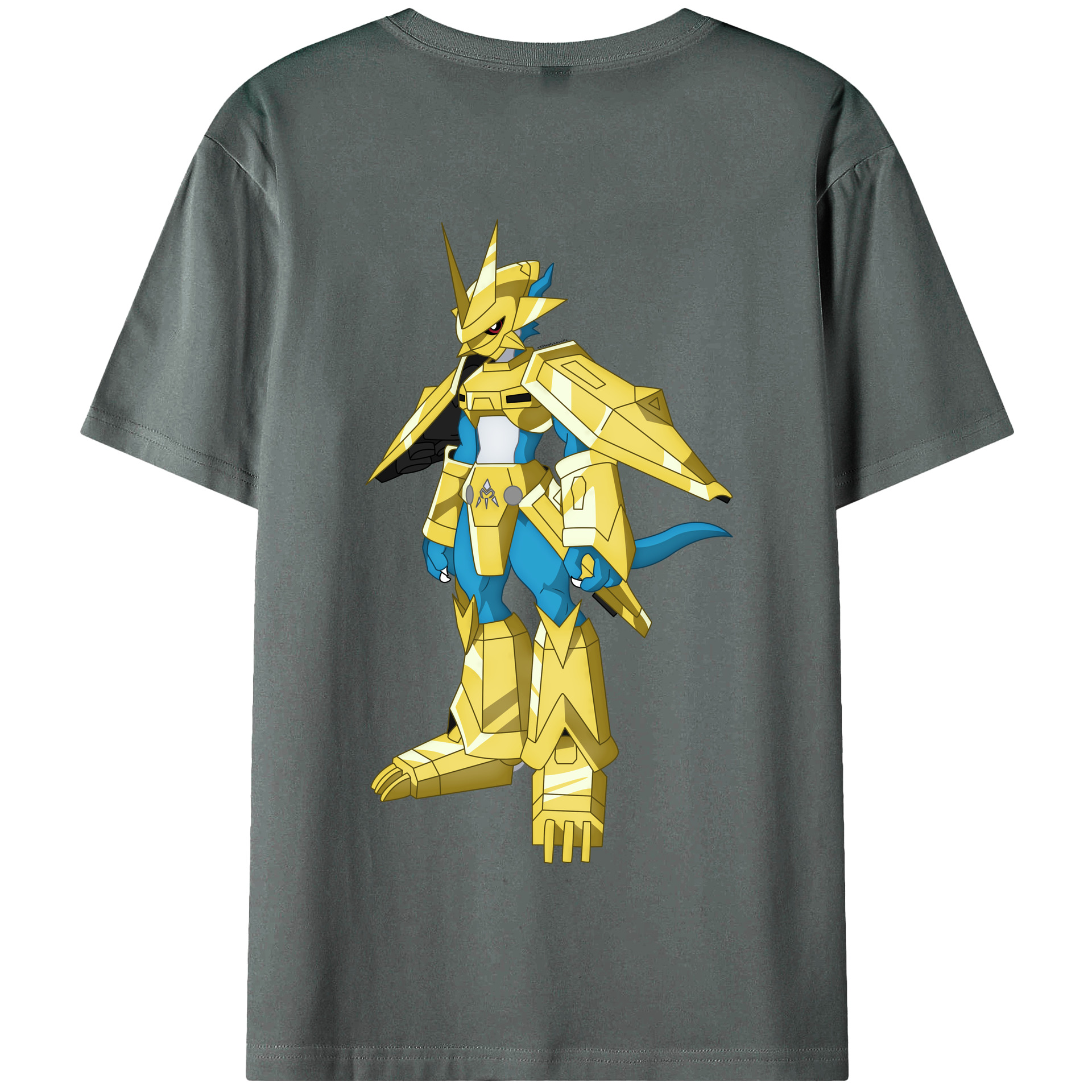 （画像用） Digimon デジタルモンスター/デジモン 綿100％半袖Tシャツ（背面プリント）